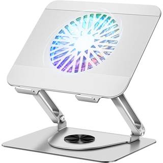 ICARE Support Ordinateur Portable Magnétique 360°, Silencieux 18dB – Charge 10 kg
