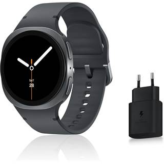 Samsung Galaxy Watch8 40mm Graphite avec Chargeur 25W - Montre Connectée GPS