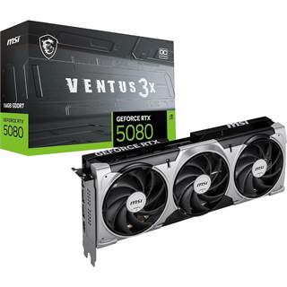 MSI NVIDIA GeForce RTX 5080 Ventus 3X OC - Puissance Ultime 16 Go GDDR7 - 1 445,06 EUR