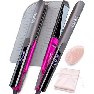 ANGENIL Lisseur Cheveux S3207 - Fer à Lisser Céramique Ionique 2.5cm Professionnel
