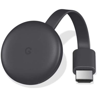 Google Chromecast Boîtier Multimedia Streaming 4K - Charbon