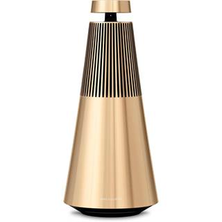 Bang & Olufsen Beosound 2 (3e Gén) – Enceinte WiFi/Bluetooth, Son 360°, Design Aluminium Gold Tone
