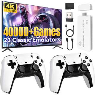 Console Rétro AGSTMG 2026 : 40 000+ Jeux, 4K HDMI, Double Manette Sans Fil