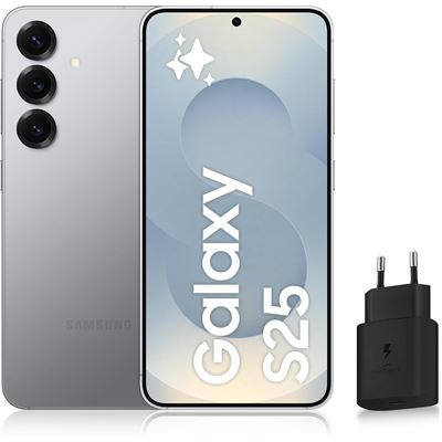 Samsung Galaxy S25 – Smartphone Android 5G déverrouillé 128 Go Gris