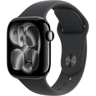 Apple Watch Series 11 GPS + Cellular 42mm Noir de Jais - Montre Connectée