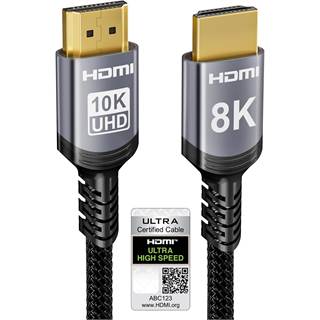 Câble HDMI 2.1 Sniokco 48Gbps 1M Certifié Ultra Haute Vitesse
