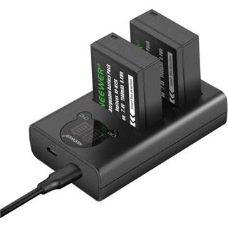 NEEWER Kit Batteries & Chargeur pour Fuji X100VI, X-T30 II, X-S10