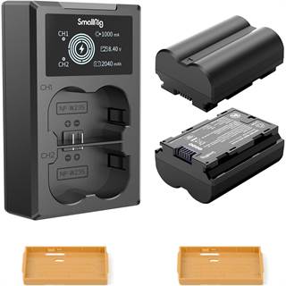 Lot de 2 Batteries SMALLRIG NP-W235 + Chargeur LCD pour Fujifilm
