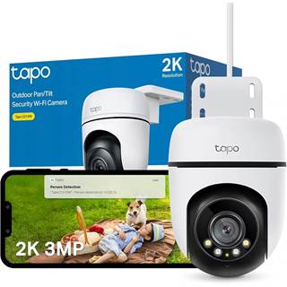 Tapo C510W - Caméra 2K Extérieure WiFi 360° Vision Nocturne Couleur