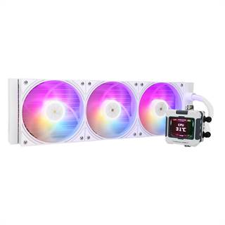 TR FW 360 White ARGB - Watercooling AIO 360mm avec Écran LCD 2.4"