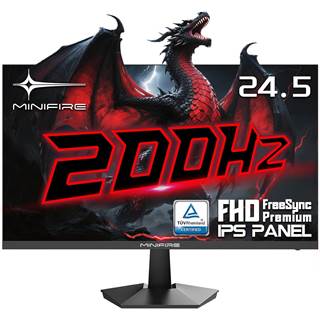 Minifire Écran Gaming 24.5" IPS 200Hz – FHD HDR10 FreeSync