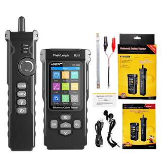 Testeur de Réseau NF-8506 - Scanner IP, TDR, PoE, Ping | Outil Diagnostic Câble RJ11/RJ45/CAT5/CAT6
