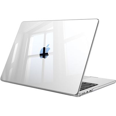Coque Fine Light FINTIE pour MacBook Air 13,6 pouces - Transparent Rigide - 8,40 EUR