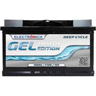 Photo Batterie Gel 100Ah : L'Énergie Idéale pour Camping-Car et Solaire - 179,99 EUR