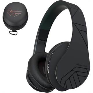 PowerLocus P2 Casque Bluetooth pliable à réduction de bruit – Noir