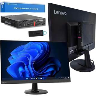 Lenovo ThinkCentre M920Q - PC Tout-en-Un 27" i7-8700T 16 Go SSD 1 To Win 11 Pro + Office