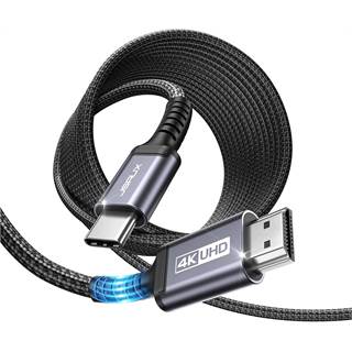 JSAUX Câble USB C vers HDMI 5M - 4K@60Hz Tressé