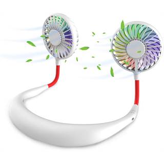 Mini ventilateur de cou ITASHINY rechargeable – Ventilation mains libres, LED 3 vitesses