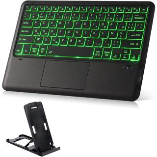 Clavier Bluetooth Sans Fil rétroéclairé AZERTY KOOCHUWAH K12 + Souris – Compatible PC Tablette Smartphone