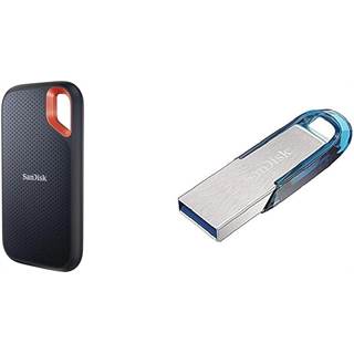 SanDisk Extreme SSD Portable 1 To + Ultra Flair USB 64 Go : Le kit mobilité indispensable