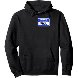 Sweat à Capuche Humour 'My Name Is Paul' - Style Décalé