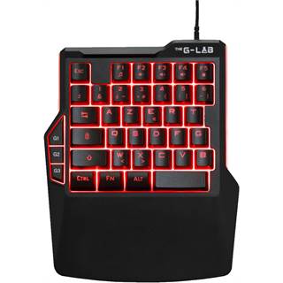The G-Lab Keyz Thorium - Mini Clavier Gaming RVB Compact pour une Main