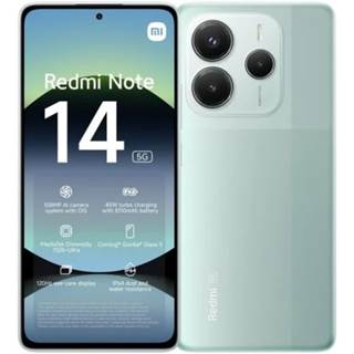 Xiaomi Redmi Note 14 5G - 256Go / 8Go RAM - Vert Corail