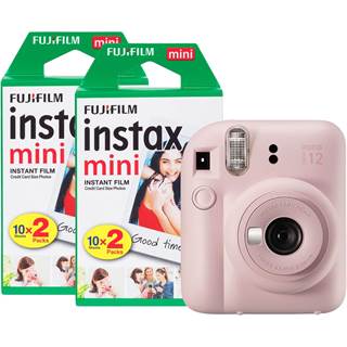 Fujifilm Instax Mini 12 - Pack Instantané Rose Fleur (40 Films Inclus) - 119,00 EUR