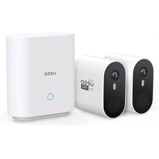 Caméra AOSU 3K WiFi Extérieure - Kit 2 Caméras 240j