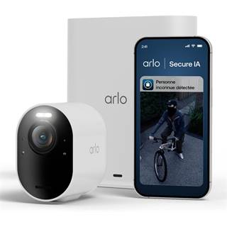 Arlo Ultra 3 Caméra extérieure WiFi 4K avec IA et audio bidirectionnel