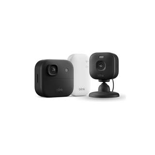 Blink Caméra Extérieure 2K+ avec Mini 2K+ | Pack Duo Nouvelle Génération