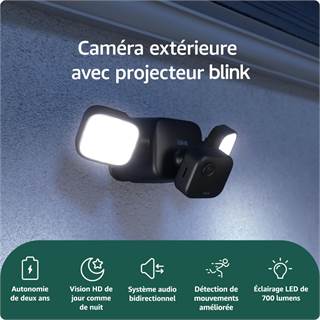 Photo Blink Outdoor (4ème gén) avec projecteur Floodlight - Caméra sans fil 1080p, LED 700 lm - 94,99 EUR