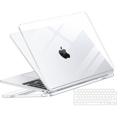 Coque Rigide Transparente pour MacBook Air 13,6" (2022‑2026)