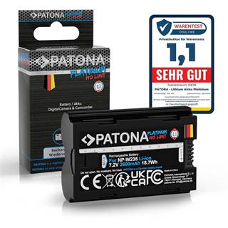 Batterie PATONA NP-W235 2600mAh pour Fuji GFX et X-T