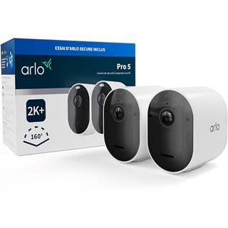 Arlo Pro 5 2K – Caméra de surveillance extérieure sans fil