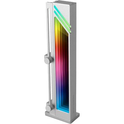 Support GPU Mars Gaming MCA‑GCB – ARGB Infinity Mirror, base magnétique