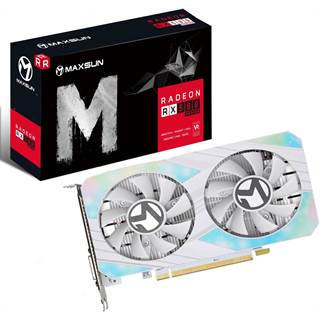 MAXSUN AMD Radeon RX 580 8Go GDDR5 - Carte Graphique Gaming Blanc 256 Bits
