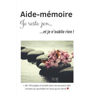 Photo Carnet Aide-Mémoire Zen : Ne Perdez Plus Jamais Rien ! - 7,84 EUR
