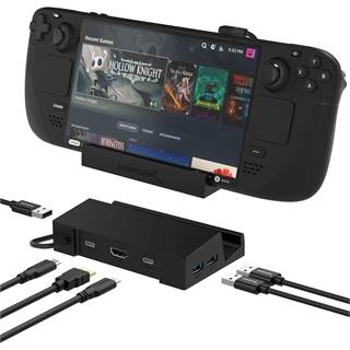 SABRENT Dock Steam Deck 6-en-1 : Hub USB-C avec PD 95W et HDMI 4K@60Hz