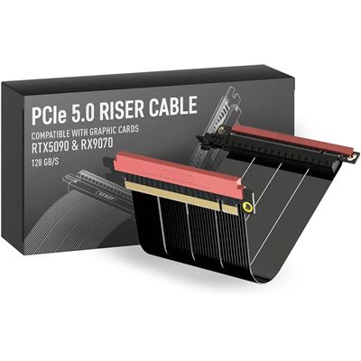 LINKUP AVA5 Câble Riser PCIe 5.0 – 20 cm Noir