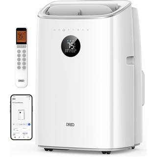 Climatiseur Mobile DREO 7500 BTU 3-en-1 : Fraîcheur et Confort Connecté