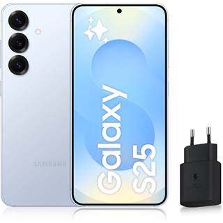 Samsung Galaxy S25 - Smartphone 5G avec Galaxy AI, 128 Go (Bleu Clair)