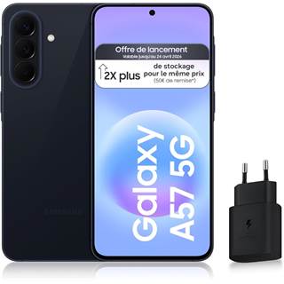 Samsung Galaxy A57 5G - 256 Go Bleu Foncé + Chargeur 25W