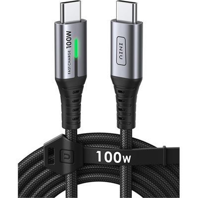 INIU Câble USB-C 2 m – 100 W Charge Rapide PD3.0 QC4.0