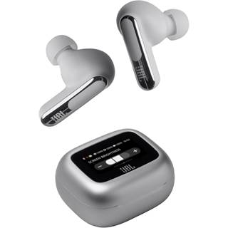 JBL Live Beam 3 - Écouteurs Bluetooth ANC Premium (Argent)