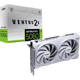 MSI GeForce RTX 5060 8G Ventus 2X OC White - Carte Graphique Gaming