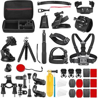 Kit 50 Accessoires NEEWER pour Caméra Action - Compatible GoPro DJI Insta360