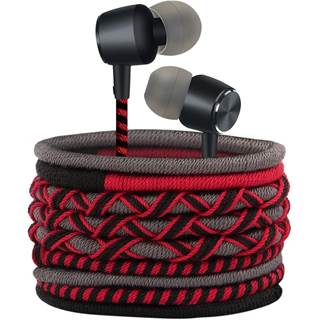Écouteurs Intra-Auriculaires Tressés - Son Stéréo & Micro