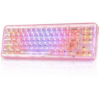 YUNZII X71 – Clavier Gamer Mécanique RGB 68%, Triple Connexion, Hot-Swap