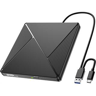Lecteur CD/DVD Externe USB 3.0 & USB-C Portable Graveur